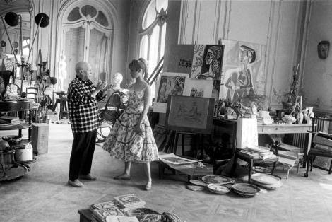 Пабло Пикассо и Бриджит Бардоe